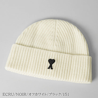 AMI メンズ レディース ニットキャップ AMI DE COEUR UBO006 018 2カラー