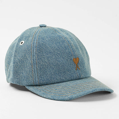AMI メンズ レディース キャップ AMI DE COEUR UCP264 DE0046 BLEU USED ウォッシュブルー 480