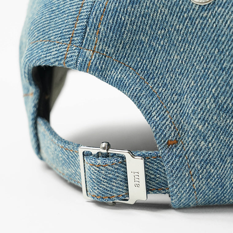 AMI メンズ レディース キャップ AMI DE COEUR UCP264 DE0046 BLEU USED ウォッシュブルー 480
