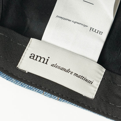AMI メンズ レディース キャップ AMI DE COEUR UCP264 DE0046 BLEU USED ウォッシュブルー 480