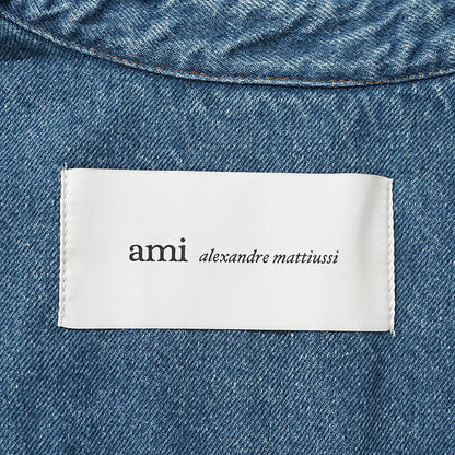 AMI メンズ デニム シャツジャケット UJK897 DE0046 BLEU USED ブルー 480