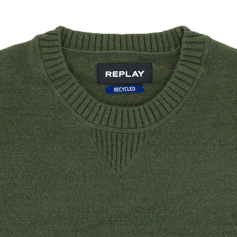 REPLAY メンズ ニット UK2517 G23538A 2カラー
