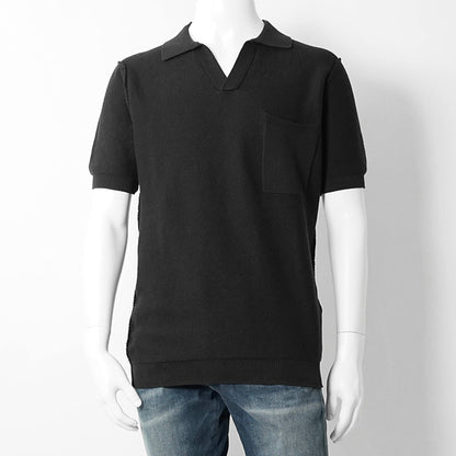 【2026SS SUMMER SALE】REPLAY メンズ ニットポロシャツ UK5150 G23774 ブラック 098