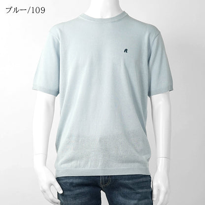 【2026SS SUMMER SALE】REPLAY メンズ ニットTシャツ UK5161 G24024 2カラー
