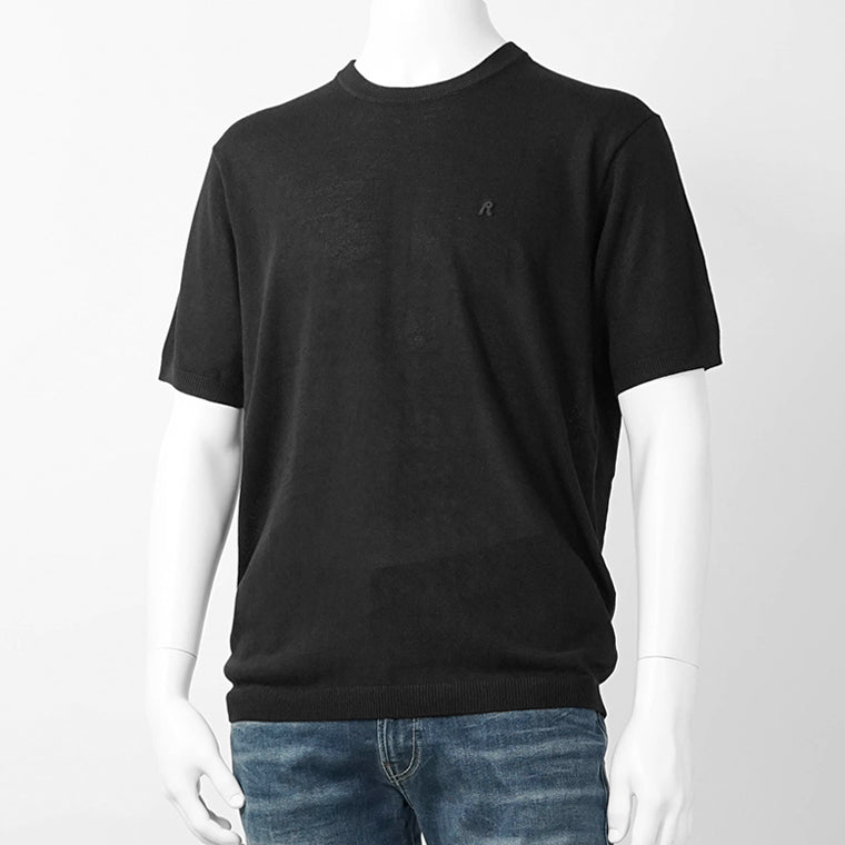 【2026SS SUMMER SALE】REPLAY メンズ ニットTシャツ UK5161 G24024 2カラー