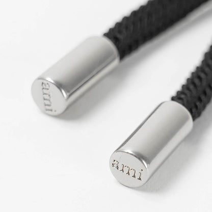 AMI メンズ レディース キーリング AMI DE COEUR UKR335 HW0022 BLACK VIBRATED SILVER ブラック シルバー 0014