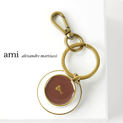 AMI メンズ レディース キーリング AMI DE COEUR COFFEE CUP KEYRING UKR346 HW0014 エクリュ ブラウン A140