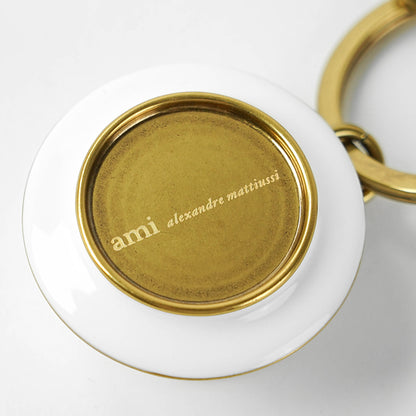 AMI メンズ レディース キーリング AMI DE COEUR COFFEE CUP KEYRING UKR346 HW0014 エクリュ ブラウン A140