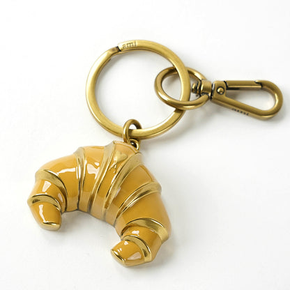 AMI メンズ レディース キーリング AMI DE COEUR CROISSANT KEYRING UKR349 HW0014 アンバー A005