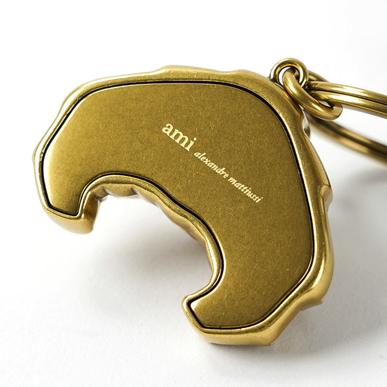 AMI メンズ レディース キーリング AMI DE COEUR CROISSANT KEYRING UKR349 HW0014 アンバー A005