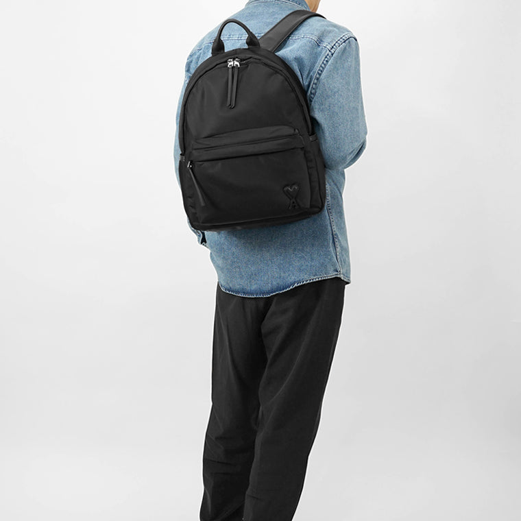 AMI メンズ レディース バックパック MARCEL ULL705 AW0001 NOIR ブラック 001