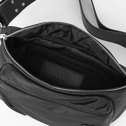 AMI メンズ レディース ベルトバッグ MARCEL ULL708 AW0001 NOIR ブラック 001