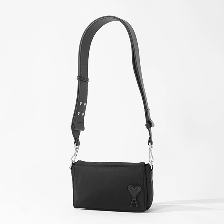 AMI メンズ レディース ショルダーバッグ MARCEL ULL710 AW0001 BLACK ブラック 001