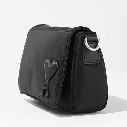 AMI メンズ レディース ショルダーバッグ MARCEL ULL710 AW0001 BLACK ブラック 001