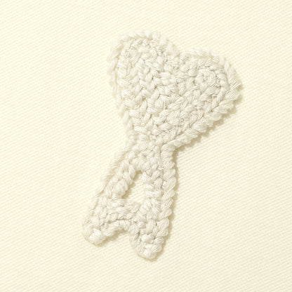 【2026SS SUMMER SALE】AMI メンズ ポロシャツ AMI DE COEUR KNITTED PATCH POLO UPL428 JE0221 2カラー