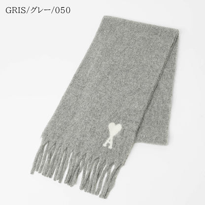 AMI レディース メンズ マフラー AMI DE COEUR USF673 AW0004 GRIS グレー 050