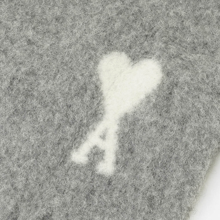AMI レディース メンズ マフラー AMI DE COEUR USF673 AW0004 GRIS グレー 050