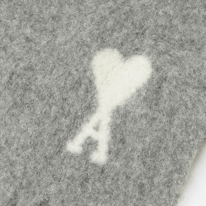 AMI レディース メンズ マフラー AMI DE COEUR USF673 AW0004 GRIS グレー 050