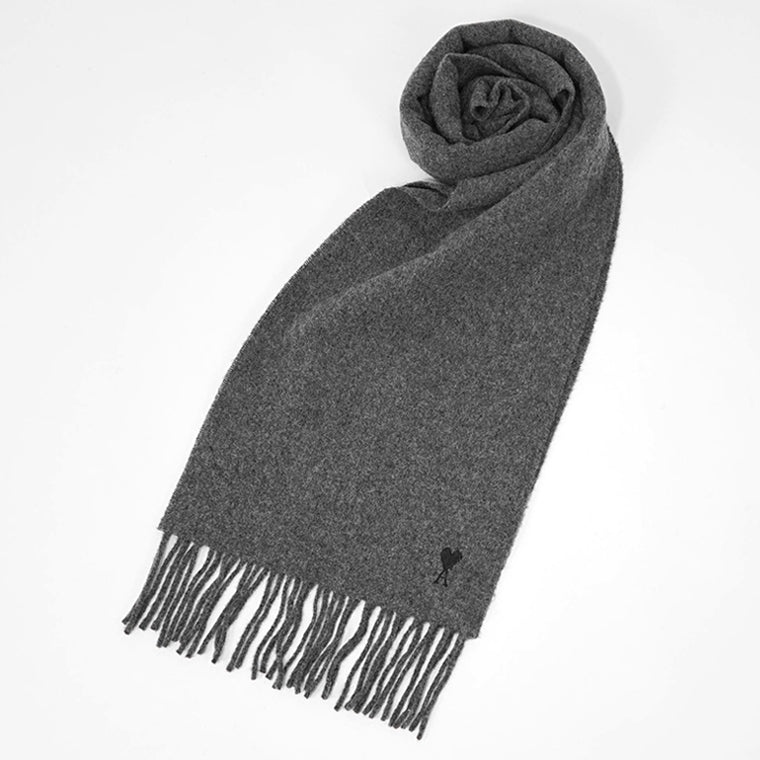 アミ AMI メンズ レディース マフラー グレー ブラウン – WORLDCLUB1989