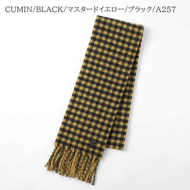 AMI メンズ レディース マフラー AMI DE COEUR USF699 AW0059 2カラー