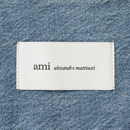 AMI メンズ デニムシャツ USH786 DE0056 BLEU USED ブルー 480