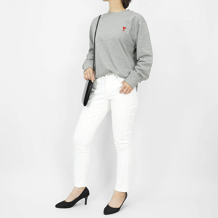アミ AMI レディース 長袖Tシャツ UTS200 701 GRIS CHINE グレー 055 24aw 楽天市場】アミ AMI レディース 長袖Tシャツ UTS200 701 GRIS