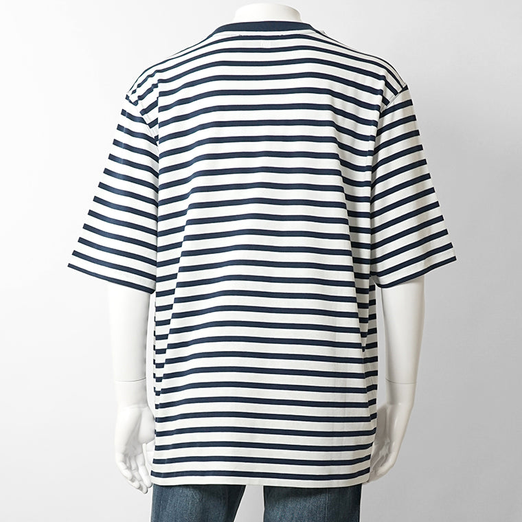 【2026SS SUMMER SALE】AMI メンズ Tシャツ AMI DE COEUR UTS374 JE0210 ENCRE BLANC ホワイト ネイビー A044