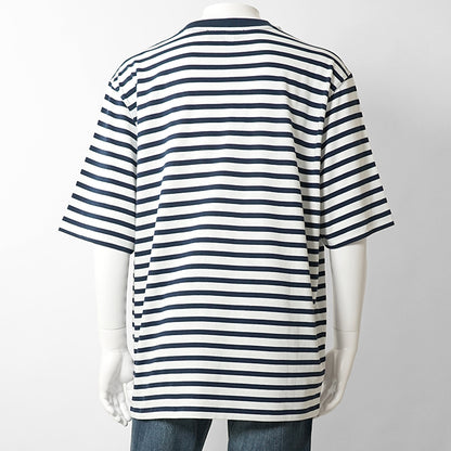 【2026SS SUMMER SALE】AMI メンズ Tシャツ AMI DE COEUR UTS374 JE0210 ENCRE BLANC ホワイト ネイビー A044