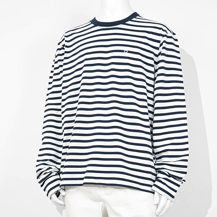 AMI メンズ 長袖Tシャツ UTS375 JE0210 ENCRE BRANC インク ホワイト A044