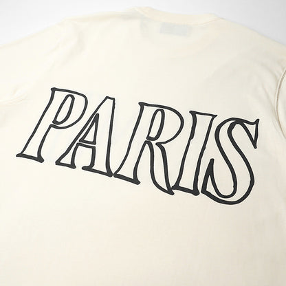 【2026SS SUMMER SALE】AMI メンズ Tシャツ AMI PARIS UTS380 726 BLANC CREME ホワイトクリーム 136