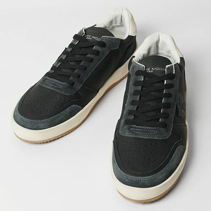 PHILIPPE MODEL メンズ スニーカー NICE LOW MAN WEST MIXAGE VNLU WX05 ブラック NOIR
