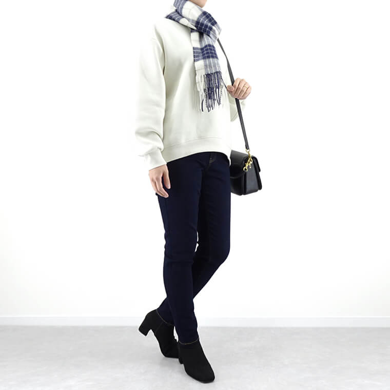 Johnstons レディース メンズ カシミア100％ マフラー WA000016 8カラー