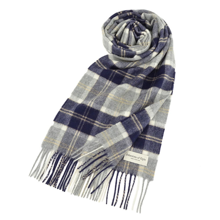 Johnstons メンズ レディース カシミア100％ マフラー WA000016 8カラー