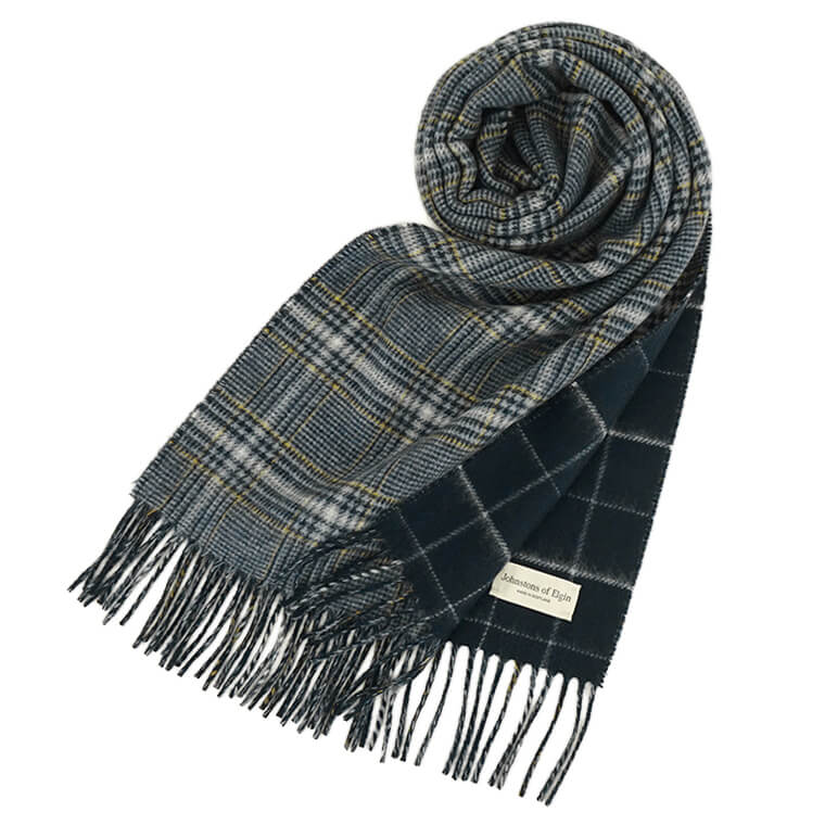 Johnstons レディース メンズ カシミア100％ Wフェイス マフラー WA000020 3カラー
