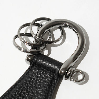JIMMY CHOO メンズ レディース キーホルダー WARREN GRC ブラック BLACK