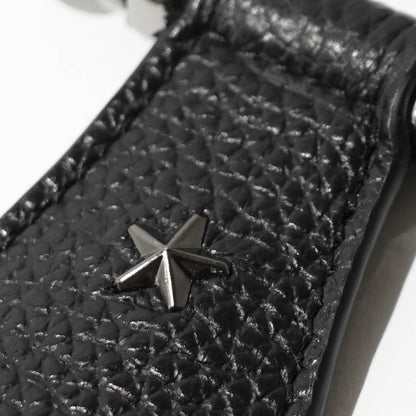 JIMMY CHOO メンズ レディース キーホルダー WARREN GRC ブラック BLACK