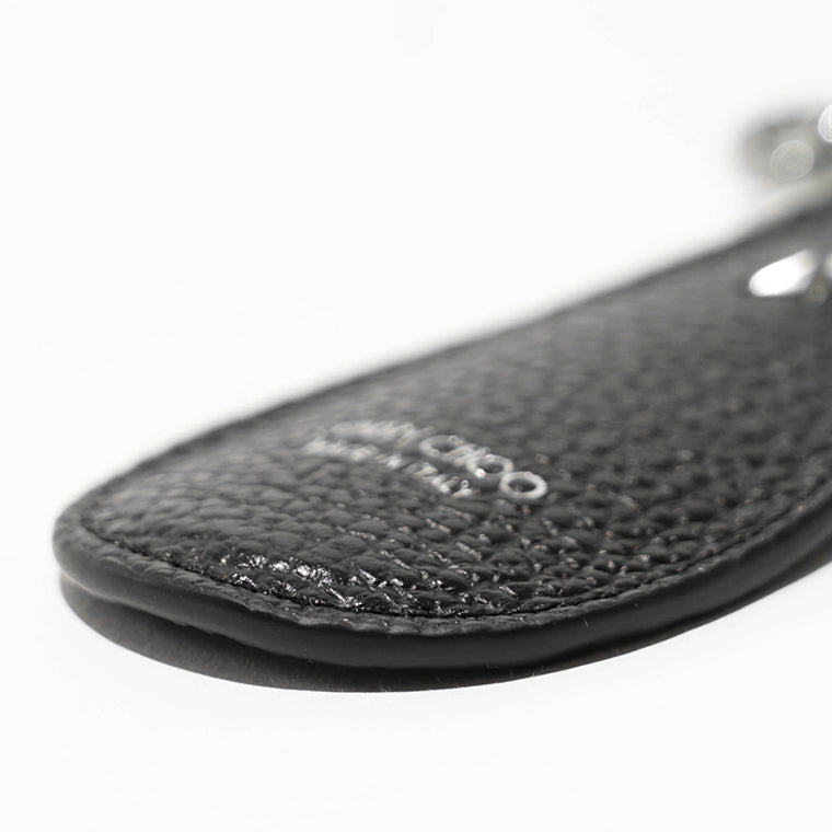 JIMMY CHOO メンズ レディース キーホルダー WARREN GRC ブラック BLACK