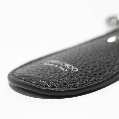 JIMMY CHOO メンズ レディース キーホルダー WARREN GRC ブラック BLACK