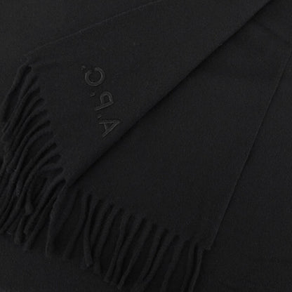 A.P.C. レディース メンズ マフラー ECHARPE AMBROISE BRODEE WOAFE M15171 NOIR ブラック LZZ