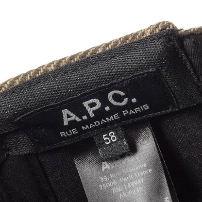 A.P.C. メンズ レディース キャップ CASQUETTE CHARLIE WOATC M24069 MARRON ブラウン系 CAA
