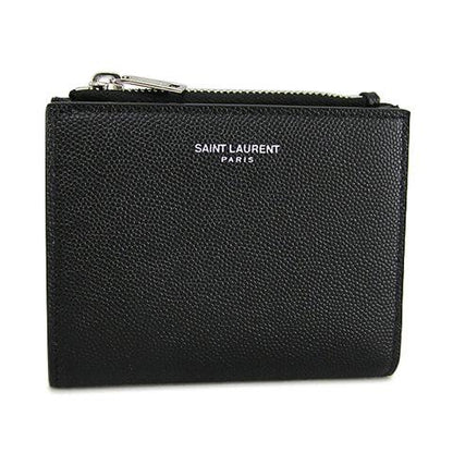 SAINT LAURENT メンズ 2つ折り財布 575789 BTY0N BLACK 1000 ブラック