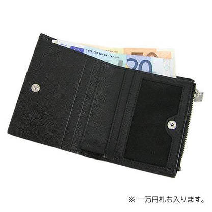 SAINT LAURENT メンズ 2つ折り財布 575789 BTY0N BLACK 1000 ブラック