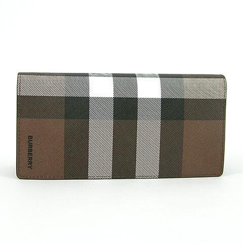 BURBERRY London England メンズ 2つ折り長財布 8052803 DARK BIRCH BROWN ダークバーチブラウン  A8900