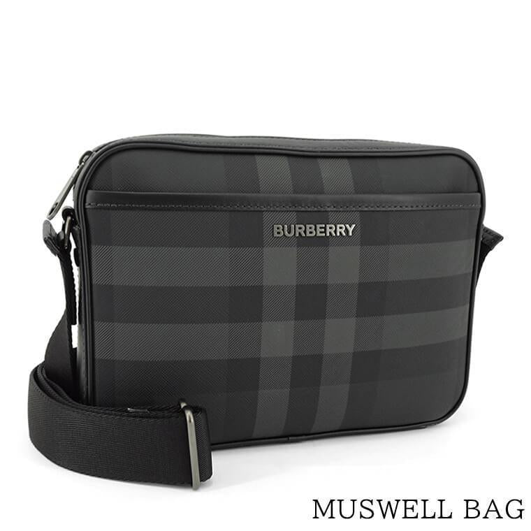 BURBERRY London England メンズ ショルダーバッグ MUSWELL BAG 8068588 CHARCOAL チャコール A8800