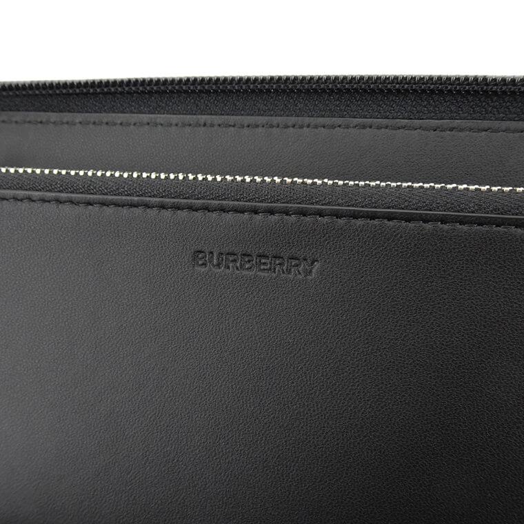 バーバリー BURBERRY London England メンズ 2つ折り長財布 ブラック