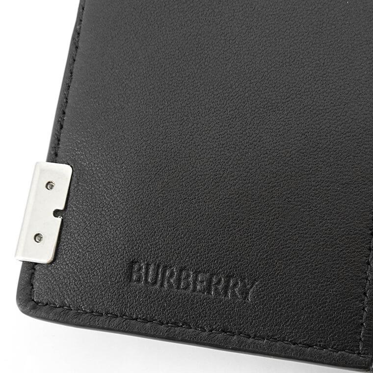 バーバリー BURBERRY London England メンズ 2つ折り長財布 ブラック