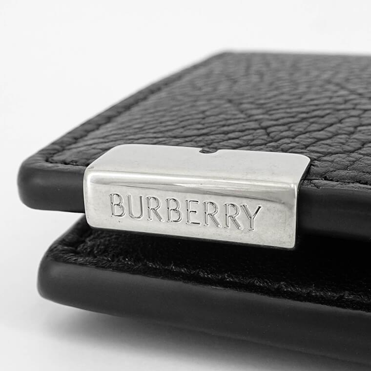 バーバリー BURBERRY London England メンズ 2つ折り長財布 ブラック
