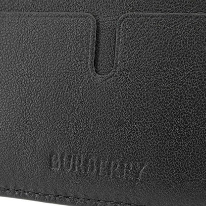 BURBERRY London England メンズ 2つ折り財布 8083748 BLACK ブラック A1189