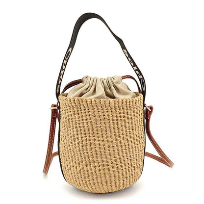 Chloe レディース バッグ WOODY SMALL BASKET CHC23AS381L18 BLACK BEIGE ブラック ベージュ 915