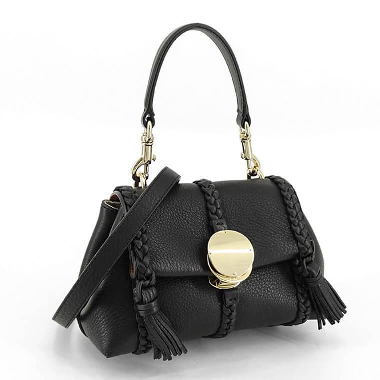 Chloe レディース ショルダーバッグ PENELOPE MINI SOFT SHOULDER BAG CHC23AS575K15 BLACK ブラック 001